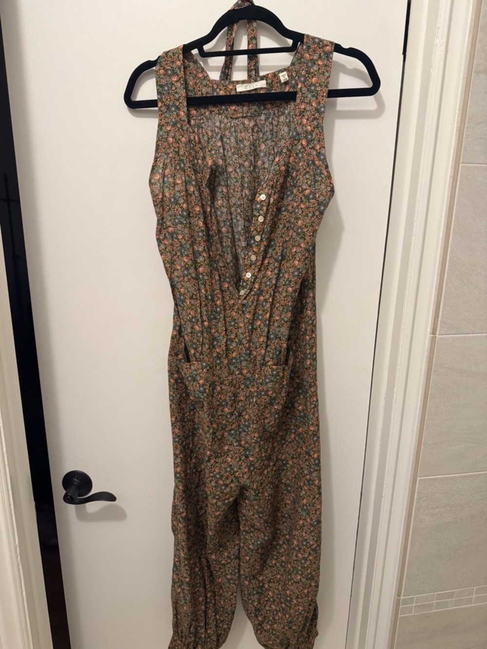 Doen Eliza floral jumpsuit XS yellow laurel canyon rose - Picture 11 of 12